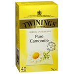 TWININGS HERBAL INFUSIONS PURE CAMOMILE TEA BAGS PACK 40