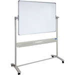 VISIONCHART MOBILE PORCELAIN MAGNETIC WHITEBOARD 1800 X 1200MM