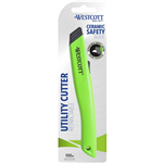 WESTCOTT 16475 RETRACTABLE CERAMIC SAFETY BLADE UTLITY CUTTER