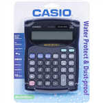 CASIO WD220MSBU WATERDUST PROTECTED CALCULATOR 12 DIGIT BLUE