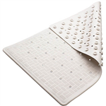 COMPASS BATH MAT RUBBER SMALL 340 X 520MM BEIGE