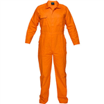 PRIME MOVER MW922 LIGHTWEIGHT COVERALL WITH METAL STUD CLOSURE