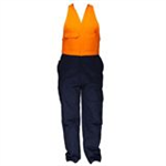 PRIME MOVER MW311 COTTON DRILL ACTION BACK OVERALLS 2TONE