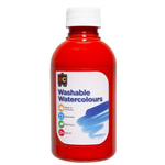EDUCATIONAL COLOURS WASHABLE WATERCOLOUR PAINT 250ML ORANGE