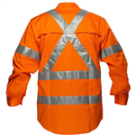 PRIME MOVER MX301 COTTON DRILL SHIRT LIGHTWEIGHT WITH CROSSBACK TAPE