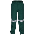 PRIME MOVER MW705 COTTON DRILL STRAIGHT LEG PANT INTERNAL POCKETS WITH REFLECTIVE TAPE