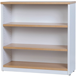 OXLEY BOOKCASE 3 SHELF 900 X 315 X 900MM OAKWHITE