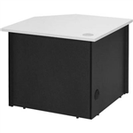 OXLEY CORNER UNIT 900 X 900 X 750MM WHITEIRONSTONE