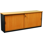 OXLEY CREDENZA 1200 X 450 X 730MM BEECHIRONSTONE