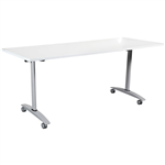 SUMMIT FLIP TOP TABLE 1800 X 750MM WHITE