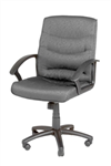 STAR MEDIUM BACK CHAIR FABRIC GREY