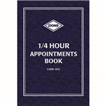 ZIONS APPOINTMENT BOOK NONDATED 15 MINUTE DAY TO PAGE A4 BLUE