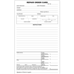 ZIONS ROC REPAIR ORDER CARDS PACK 250